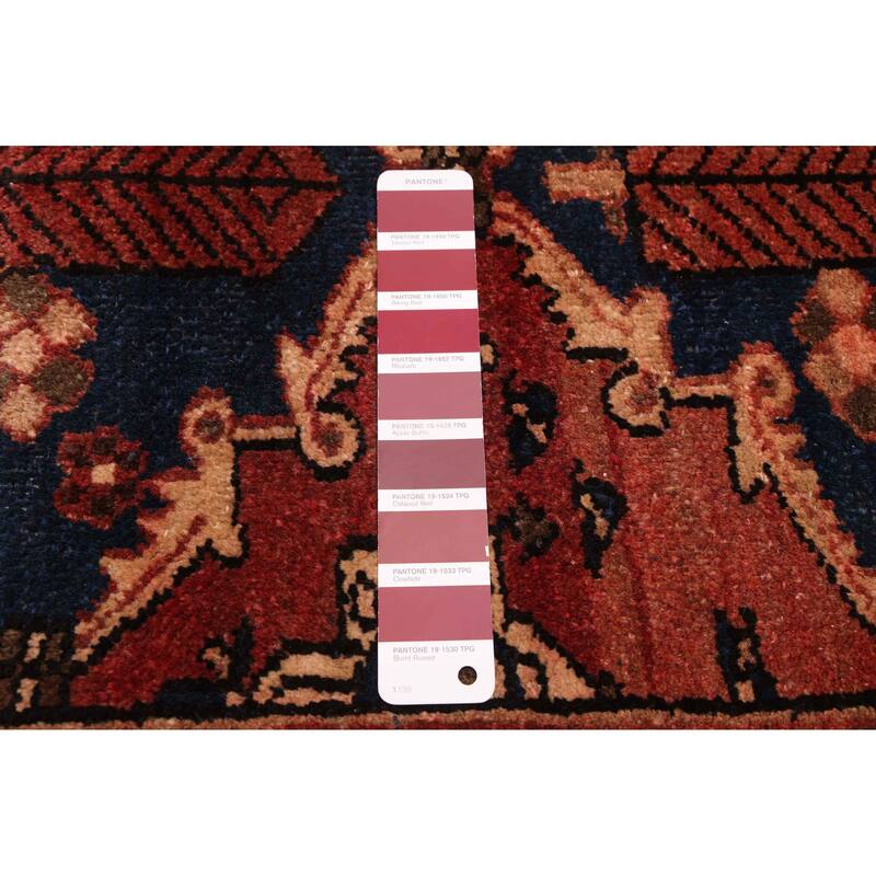 ECARPETGALLERY Hand-knotted Konya Anatolian Dark Red Wool Rug - 4'9 x 6'6