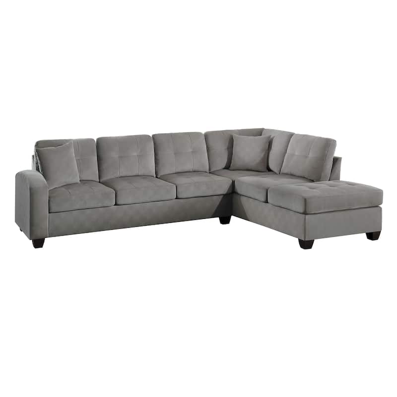 Bossa Reversible Sectional Sofa - Taupe