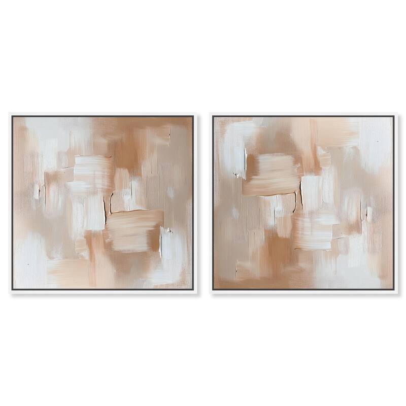 Glistening Stillness I Canvas by Art Remedy - 20" x 30" - White