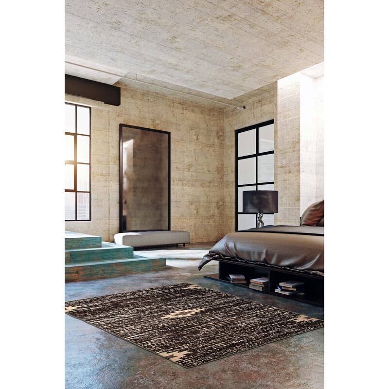 Sienna Brown Rug 5'4" x 7'4" - 5'4 x 7'4
