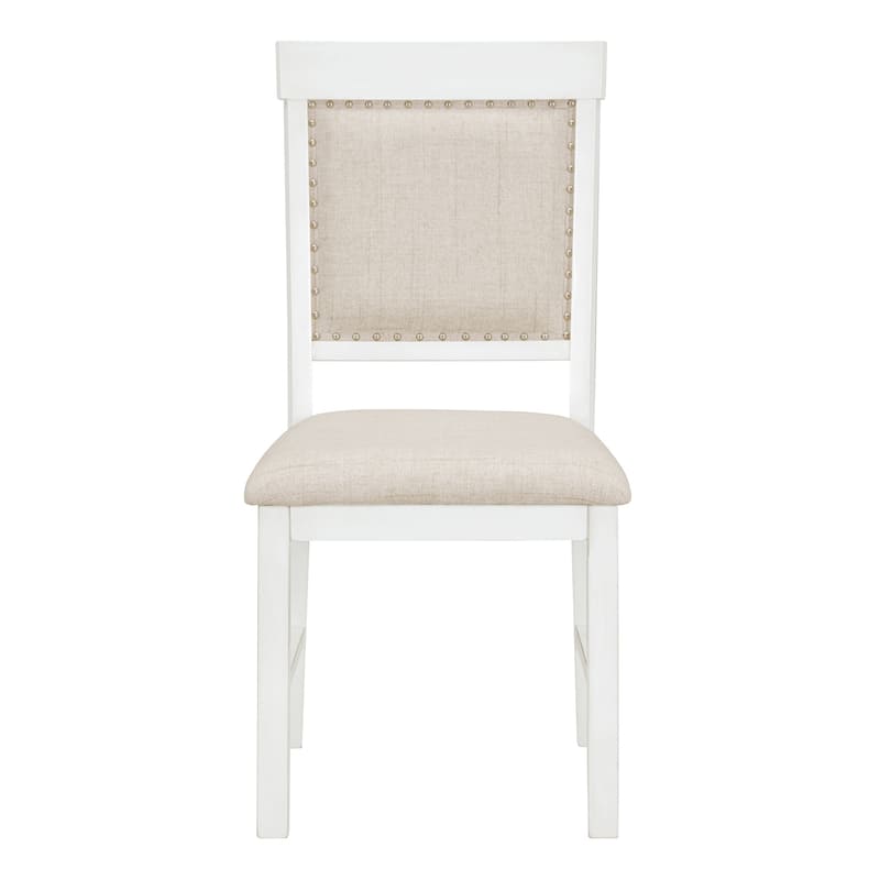 Extendable Table with a 16-inch Leaf and 4 Upholstered Chairs