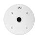 preview thumbnail 2 of 12, Blanc Fleur Outdoor Decorative Round 15 inch Wall Thermometer by Infinity Instruments - 15 x 1.38 x 15