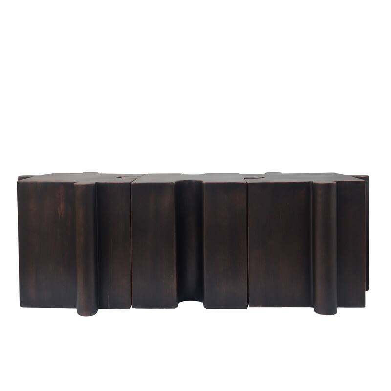 Puzzle Art Side Table, Modular Side Table, Antique Copper Side Table - Three Copper-Combo2