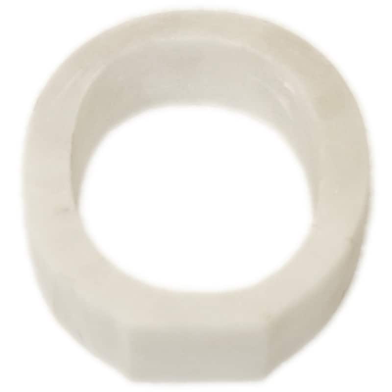 Marble Helvetica Letter White - O
