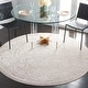 preview thumbnail 10 of 54, SAFAVIEH Reflection Gyda Modern Oriental Rug 3'x3'Round - Beige/Cream