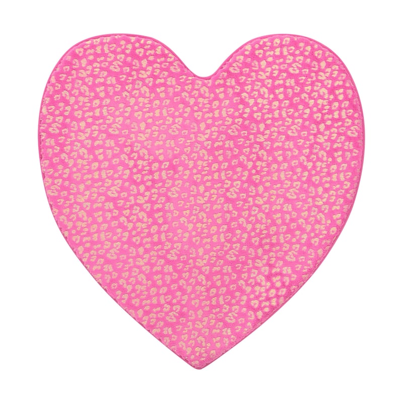 Juicy Couture Metallic Leopard Plush Rugs