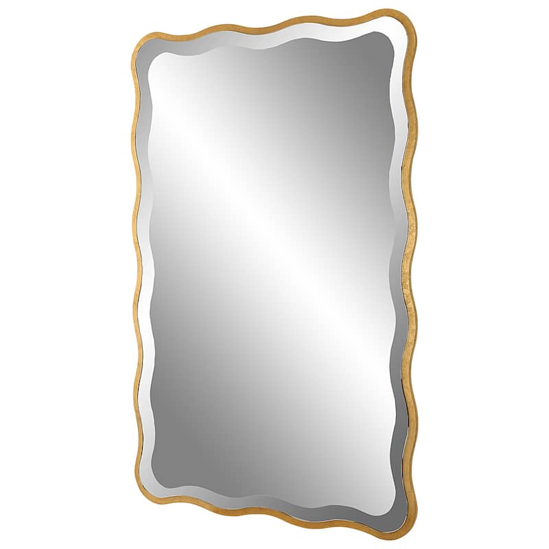Uttermost Aneta Gold Scalloped Mirror - 24"x 36"