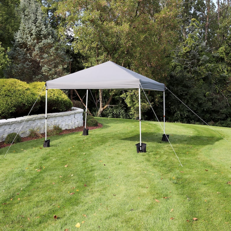 Sunnydaze Standard Pop-Up Canopy with Carry Bag and Sandbags