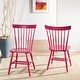preview thumbnail 3 of 3, SAFAVIEH Parker Windsor Spindle Solid Wood Dining Chair Set of 2 - 20.5" x 21" x 36"