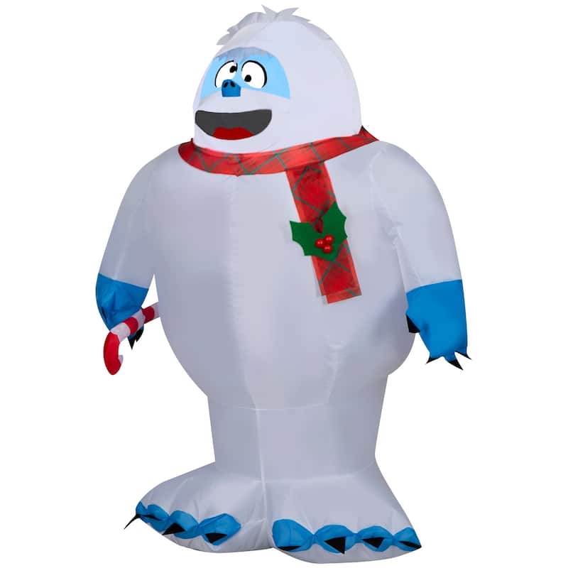 Gemmy Christmas Inflatable Bumble with Candy Cane, 3.5 ft Tall