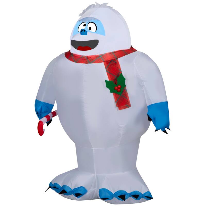 Gemmy Christmas Inflatable Bumble with Candy Cane, 3.5 ft Tall Bed