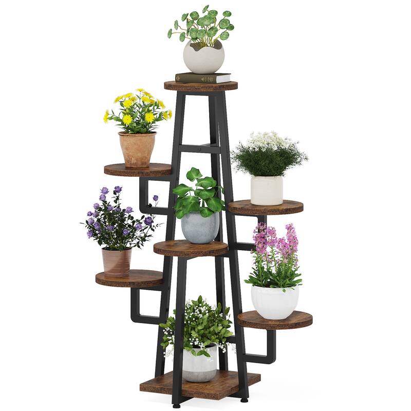 7- Tier Plant Stand Indoor Outdoor for Multiple Plants - 11.02"W*9.84"D*43.3"H