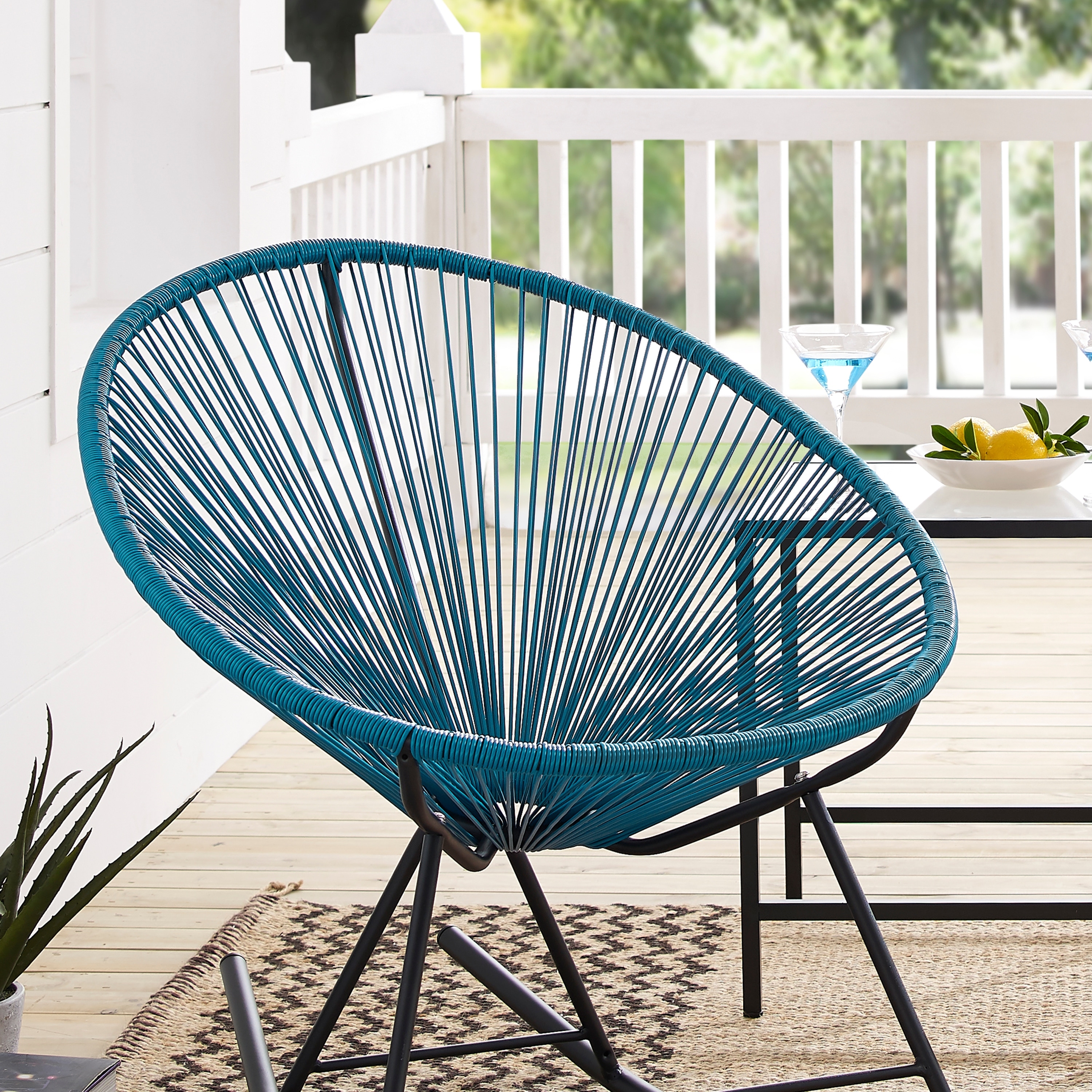 Sarcelles modern wicker outlet patio chairs by corvus