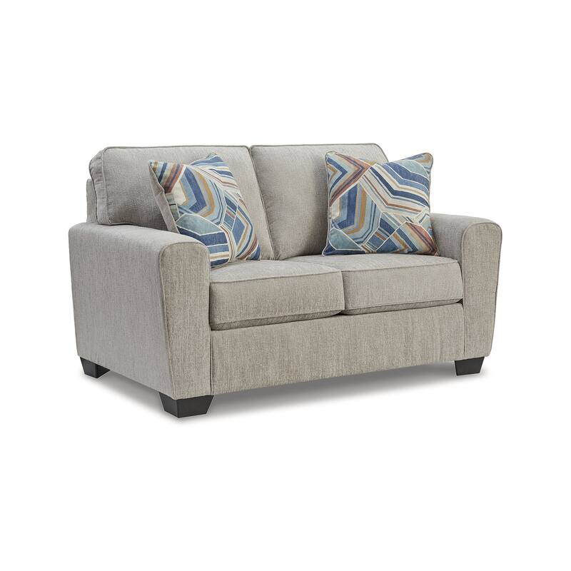 Signature Design by Ashley Cashton Beige Loveseat - 63" W x 38" D x 39" H