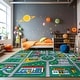 preview thumbnail 6 of 6, Kids Playmat Road Traffic Educational Non Slip Area Rug