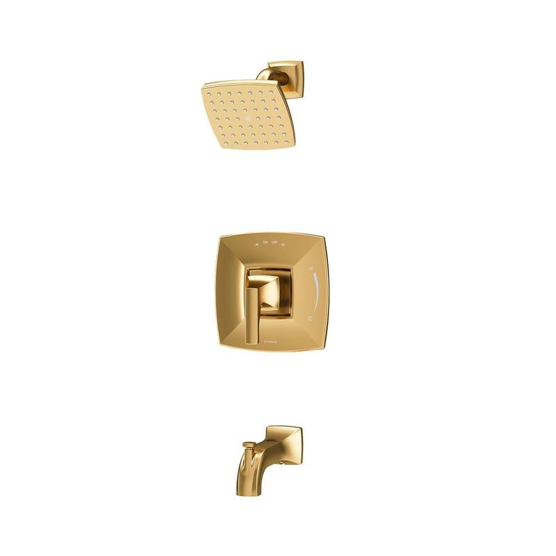 Symmons 569215TRM Oak Tub and Shower Trim Package with 1.5 GPM Single - Brushed Bronze