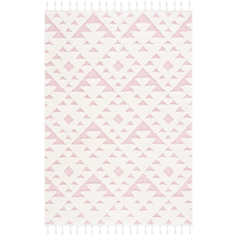 SAFAVIEH Moroccan Tassel Shag Kobi 2-inch Thick Rug