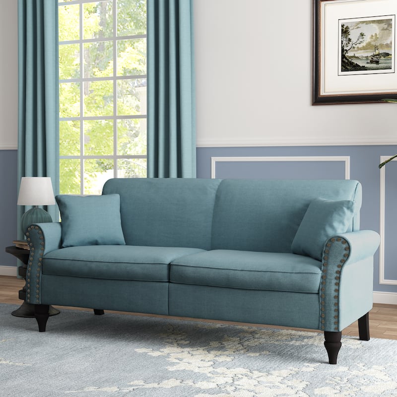 Modern 73" Couch Loveseat Upholstered Sofa