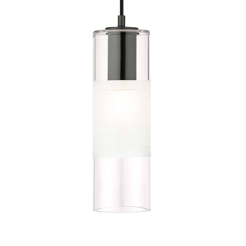 Z-Lite 824P Alton 5" Wide Mini Pendant with Shade - Matte Black
