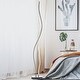 preview thumbnail 3 of 24, Natalie 63.75" LED Integrated Floor Lamp, Chrome by JONATHAN Y