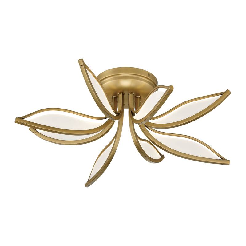 Minka Lavery 5655-L Papilio 21" Wide Semi-Flush Ceiling Fixture