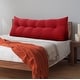 preview thumbnail 90 of 182, WOWMAX Large Reading Wedge Headboard Pillow for Bed Rest Back Support