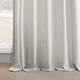preview thumbnail 23 of 40, Exclusive Fabrics Simply Faux Linen Curtains - 2 Panels - Light Filtering Window Curtains