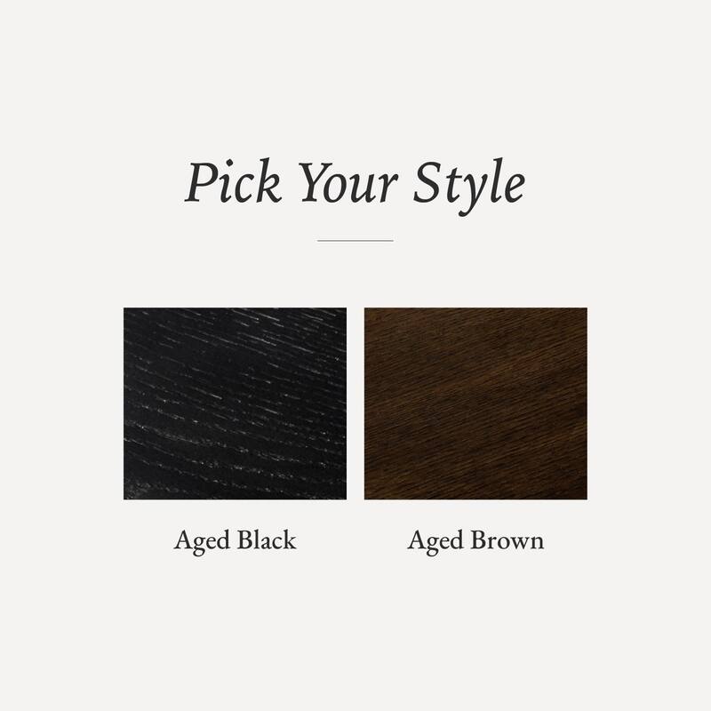 Maven Lane Owen Rustic Wooden Side Table