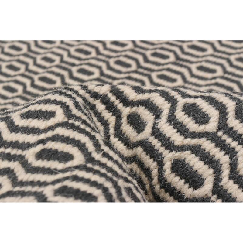 Nevada Grey Kilim 5'3" x 7'4" - 5'3 x 7'4