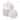 Creative Scents Mirror Damask Gray and White Qtip Holder - White /Grey  - Grey /White 