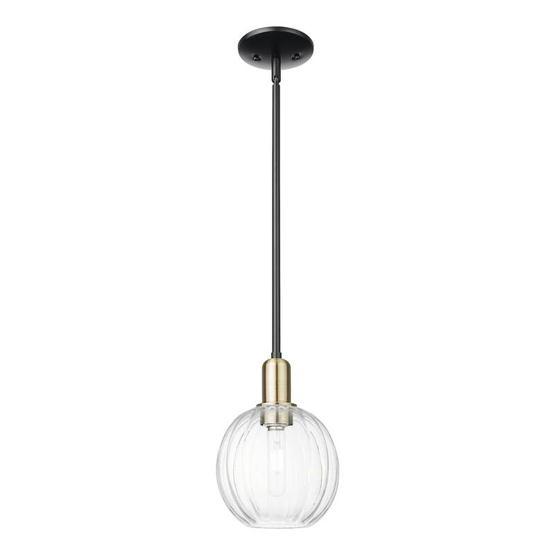 Innovations Lighting Downtown Urban - Preston - 1 Light 7" Globe Shade Stem Hung Mini Pendant
