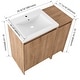 preview thumbnail 3 of 34, Beingnext 24''/36''/48''/60''/72'' Bathroom Vanity with Sink, Freestanding Bathroom Vanity with Doors And Adjustable Shelf