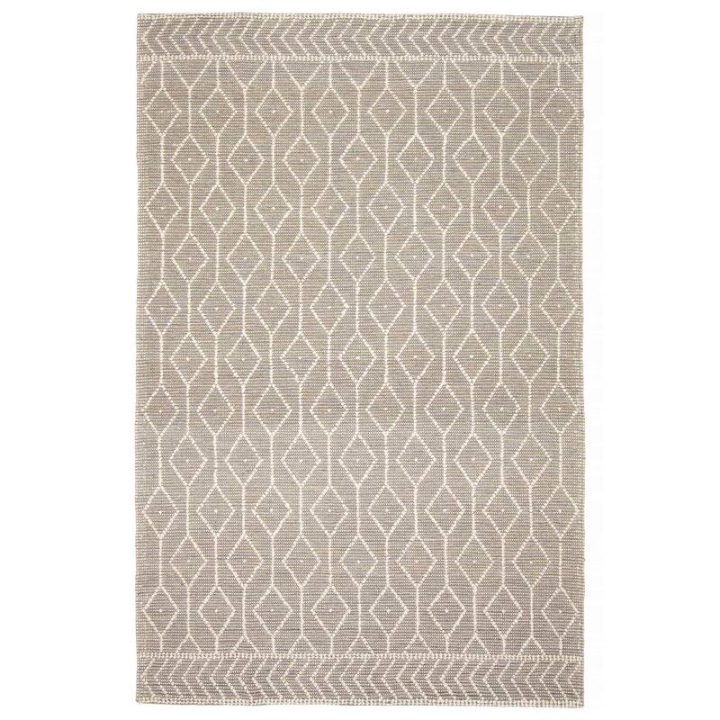 ECARPETGALLERY Braid weave Sienna Brown Wool Rug - 6'0 x 9'4 - Brown - 6'0 x 9'4