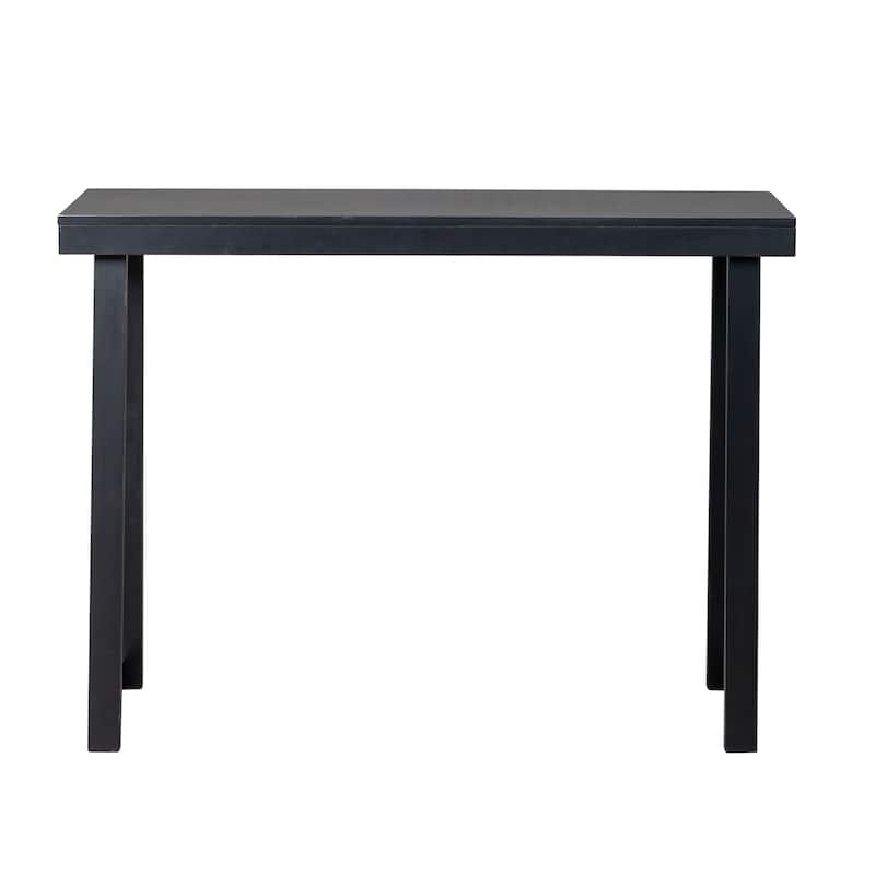 Narrow Solid Pine Wood Entryway Console Table for Small Space Living Room Furniture Decor