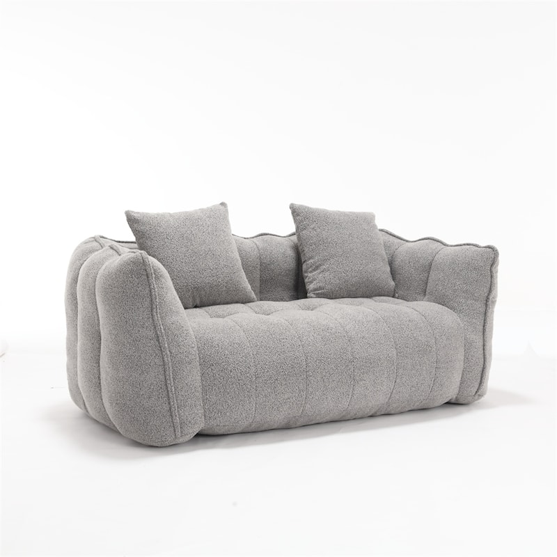 Modern Chenille Recliner Sofa with High Resilience Foam