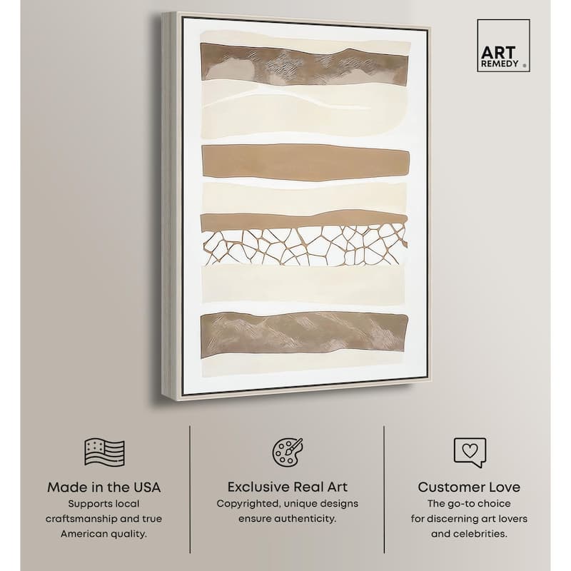 Relief Rifts II Canvas by Art Remedy
