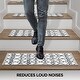 preview thumbnail 5 of 3, World Rug Gallery Modern Boho Design Non-Slip Stair Treads