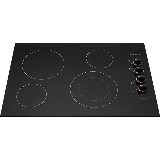 Frigidaire FFEC3025U 31" Wide 4 Burner Electric Cooktop - Black