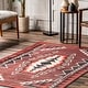 preview thumbnail 8 of 19, Nuloom Adrena SpinClean Bold Boho Machine Washable Area Rug