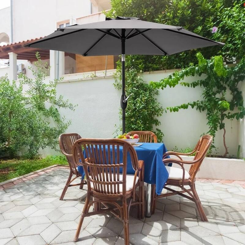 Bonosuki 7.5-foot Waterproof Sunshade Canopy Patio Umbrella