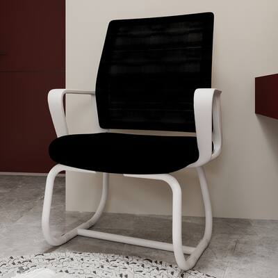Roomfitters Minimalist Modern Office Chair - Metal Frame, Soft & Comfortable, Home & Office Use