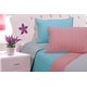 preview thumbnail 4 of 2, Cotton Stripe Reversible Farmhouse Quilt and Sham Set by Miranda Haust Light Blue