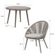 preview thumbnail 4 of 15, NUU GARDEN Patio Rope 3-piece Bistro Set with Cushions