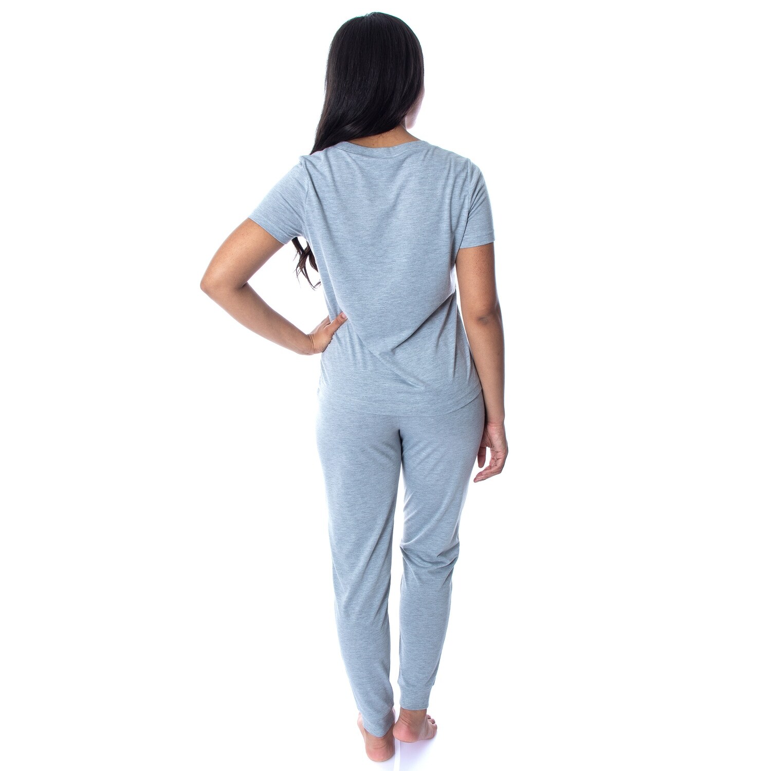Star Wars Women S The Mandalorian Baby Yoda Wake Up Face Shirt And Jogger Pants 2 Piece Loungewear Pajama Set Overstock 33423392