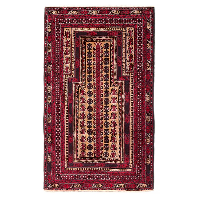 Teimani Tan Rug 3'0" x 4'11" - 3'0 x 4'11 - Tan - 3'0 x 4'11