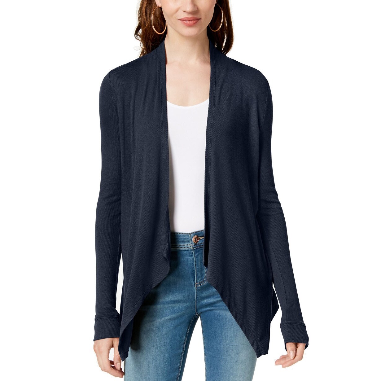 womens draped cardigan
