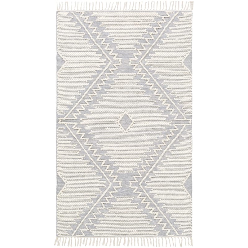 Livabliss Bedouin Bohemian Tribal Area Rug - 2' x 3' - Blue Grey