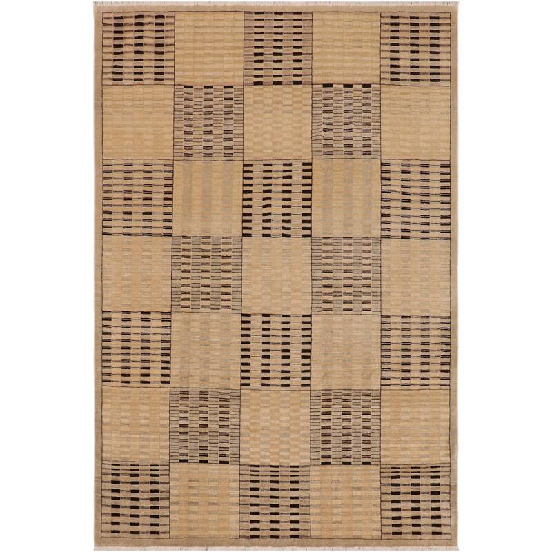 Chic Terrain Gabbeh Hand Knotted Wool Area Rug - 8'10'' x 11'5''