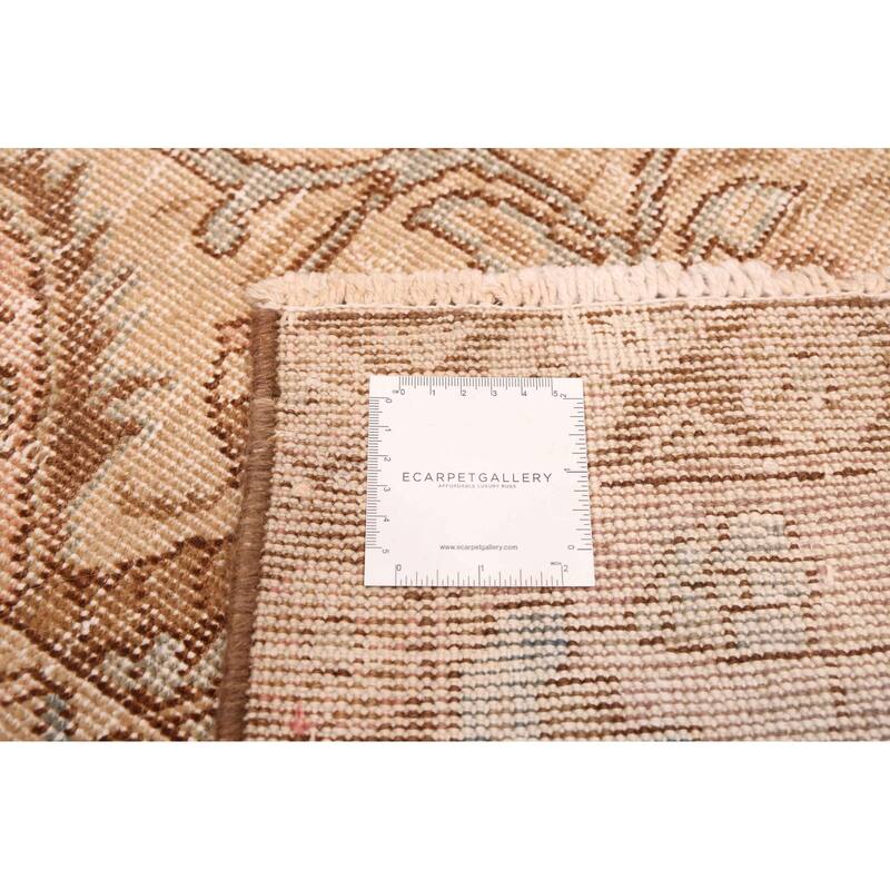 ECARPETGALLERY Hand-knotted Antalya Vintage Copper Wool Rug - 9'8 x 12'10