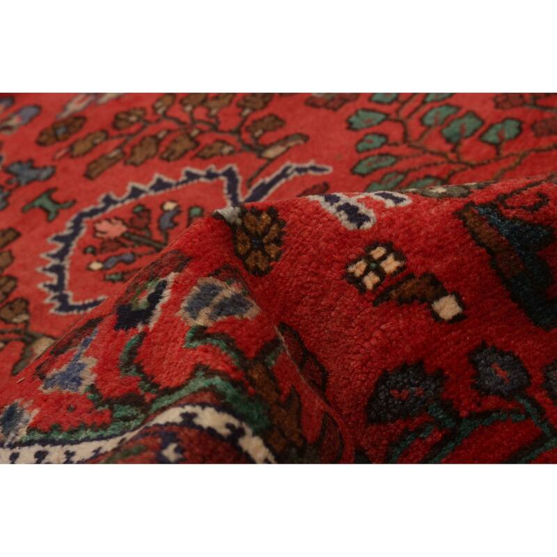 ECARPETGALLERY Hand-knotted Anadol Red Wool Rug - 3'6 x 12'10